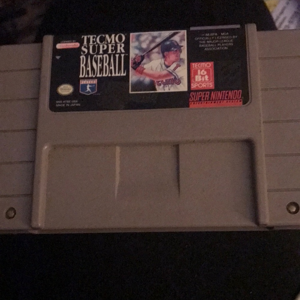 Super Baseball - Super Nintendo (Gray)